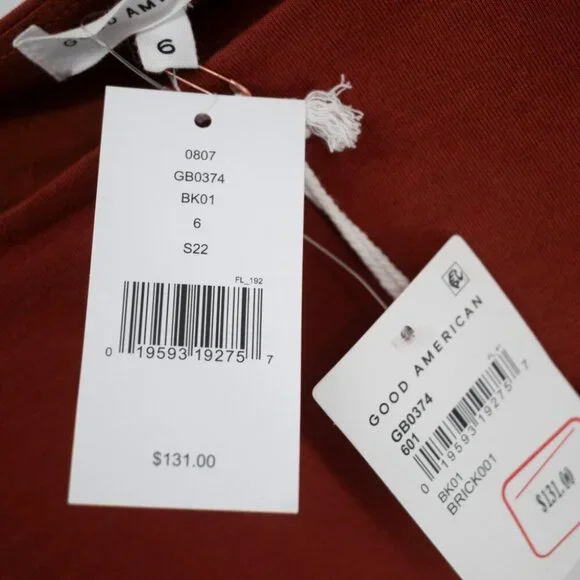 Good American Modern Tank Bodysuit Brick | 3XL - Picture 7 of 10